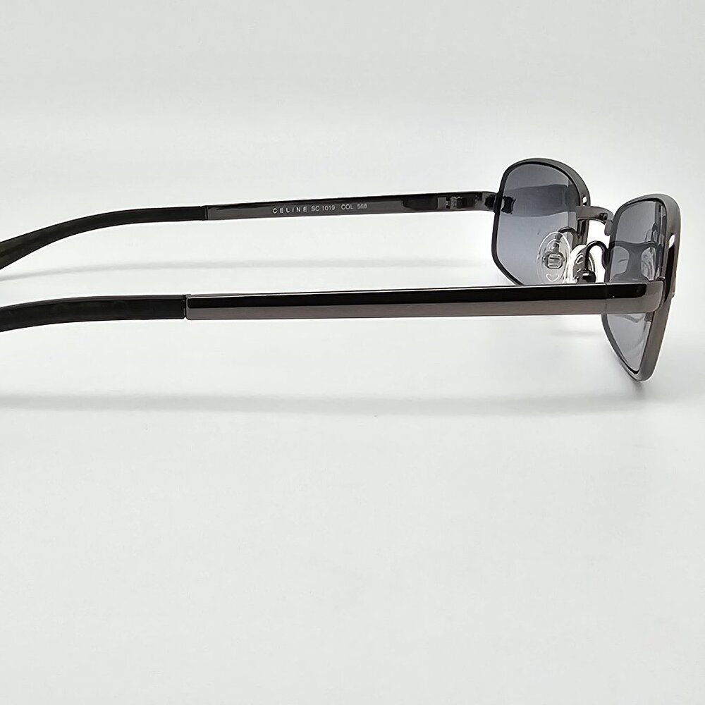 Celine SC1019 Col. 568 Gunmetal Frame Grey Gradient Lens Sunglasses Italy 51mm - Picture 6 of 16